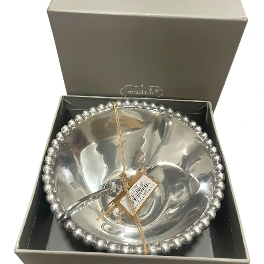 Mud Pie Beaded Serving Bowl - Thumbnail 5